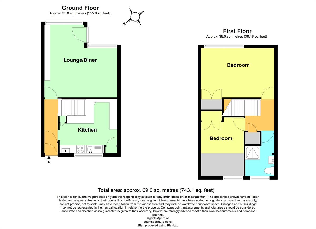 45, Ivy House Road, Whitstable floorplan