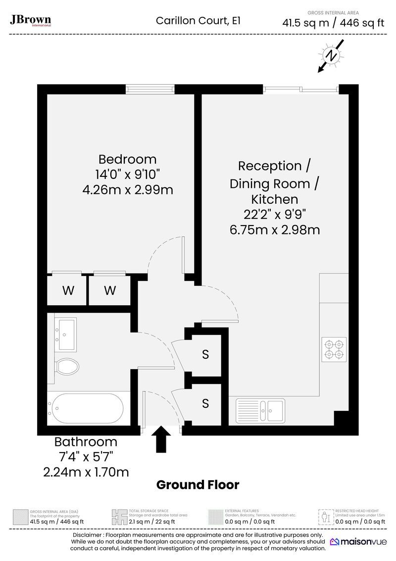 Carillon Court, Spitalfields & Banglatown floorplan