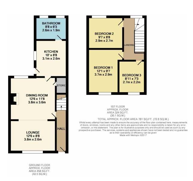 18, Llest Terrace, Llantwit Fardre floorplan
