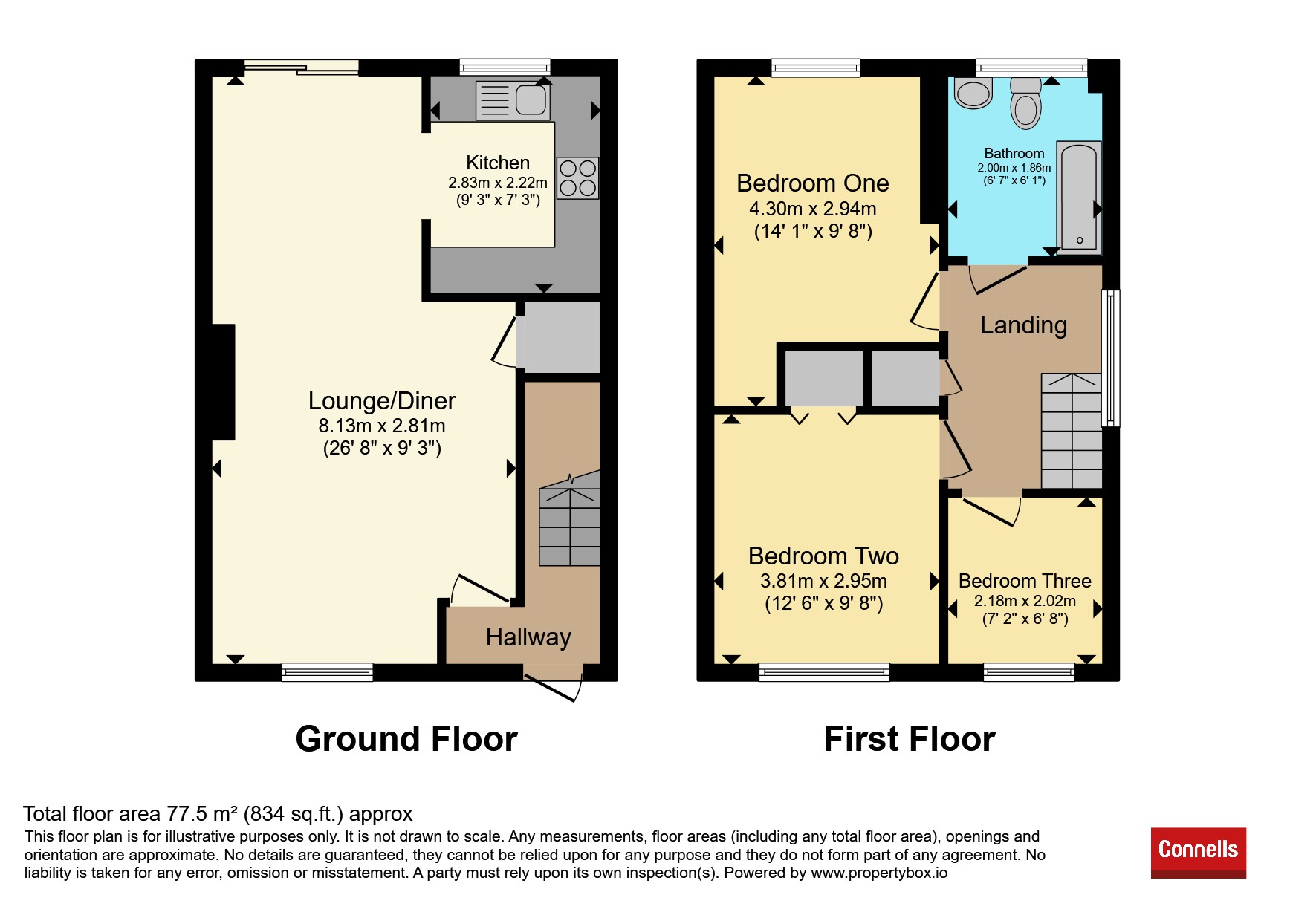 39, Rowan Walk, Crawley floorplan