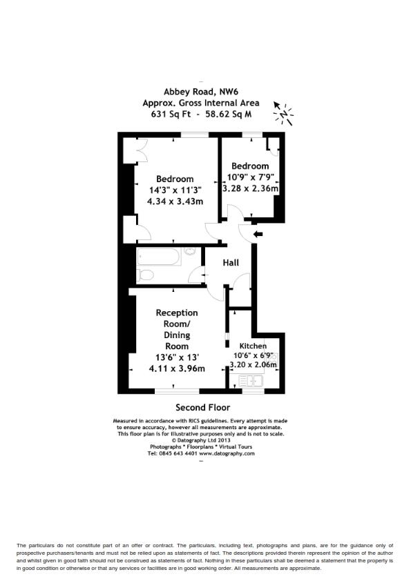 124d, Abbey Road, London floorplan