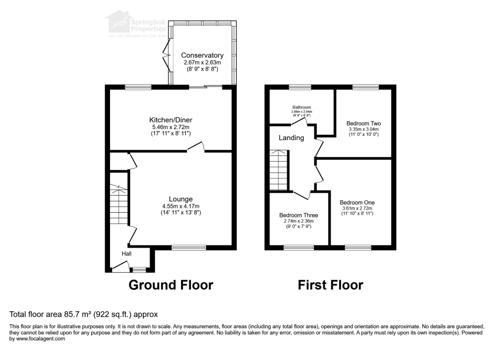 96, Turnhouse Road, Birmingham floorplan