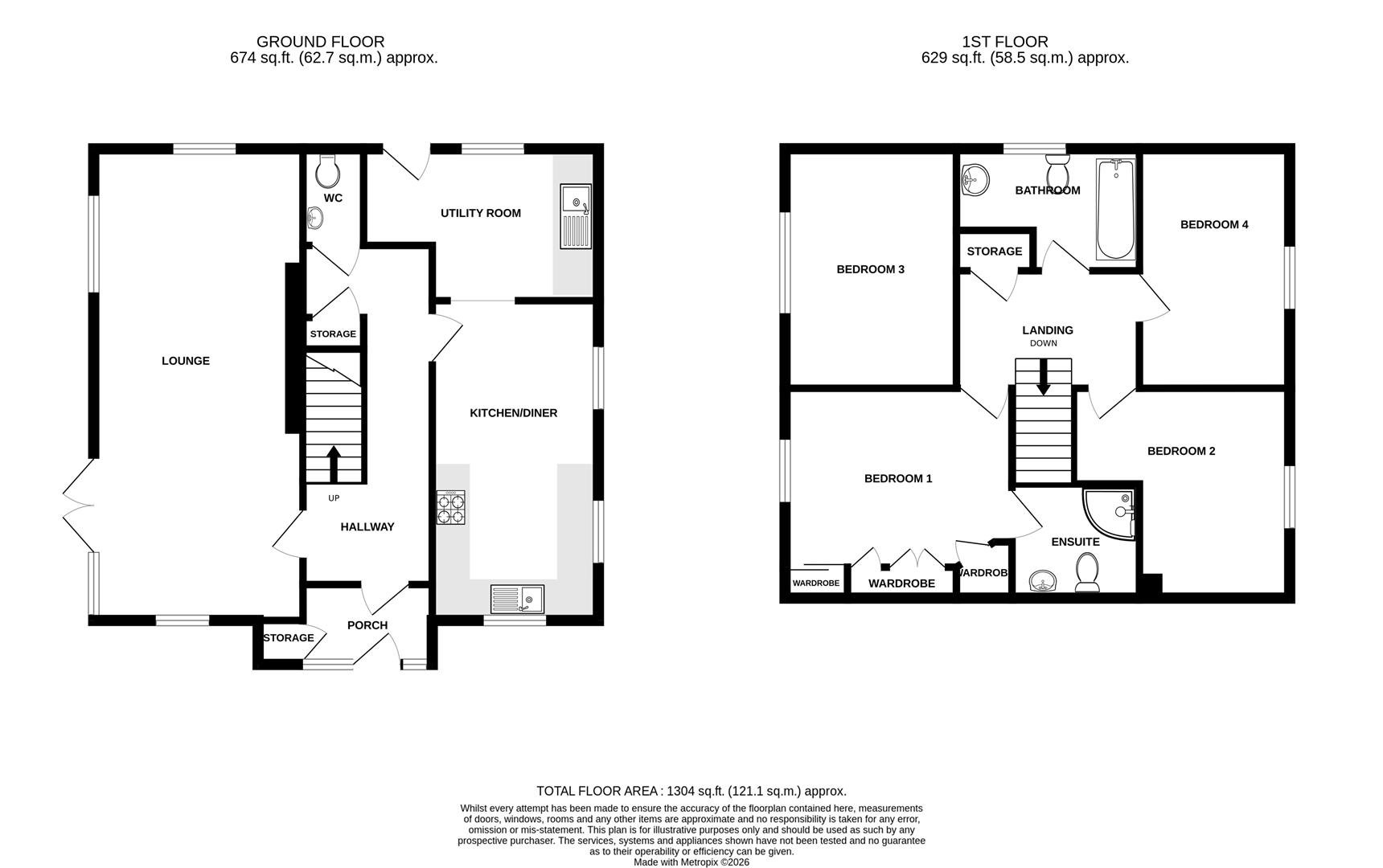 6, Lewis Drive, King's Lynn floorplan