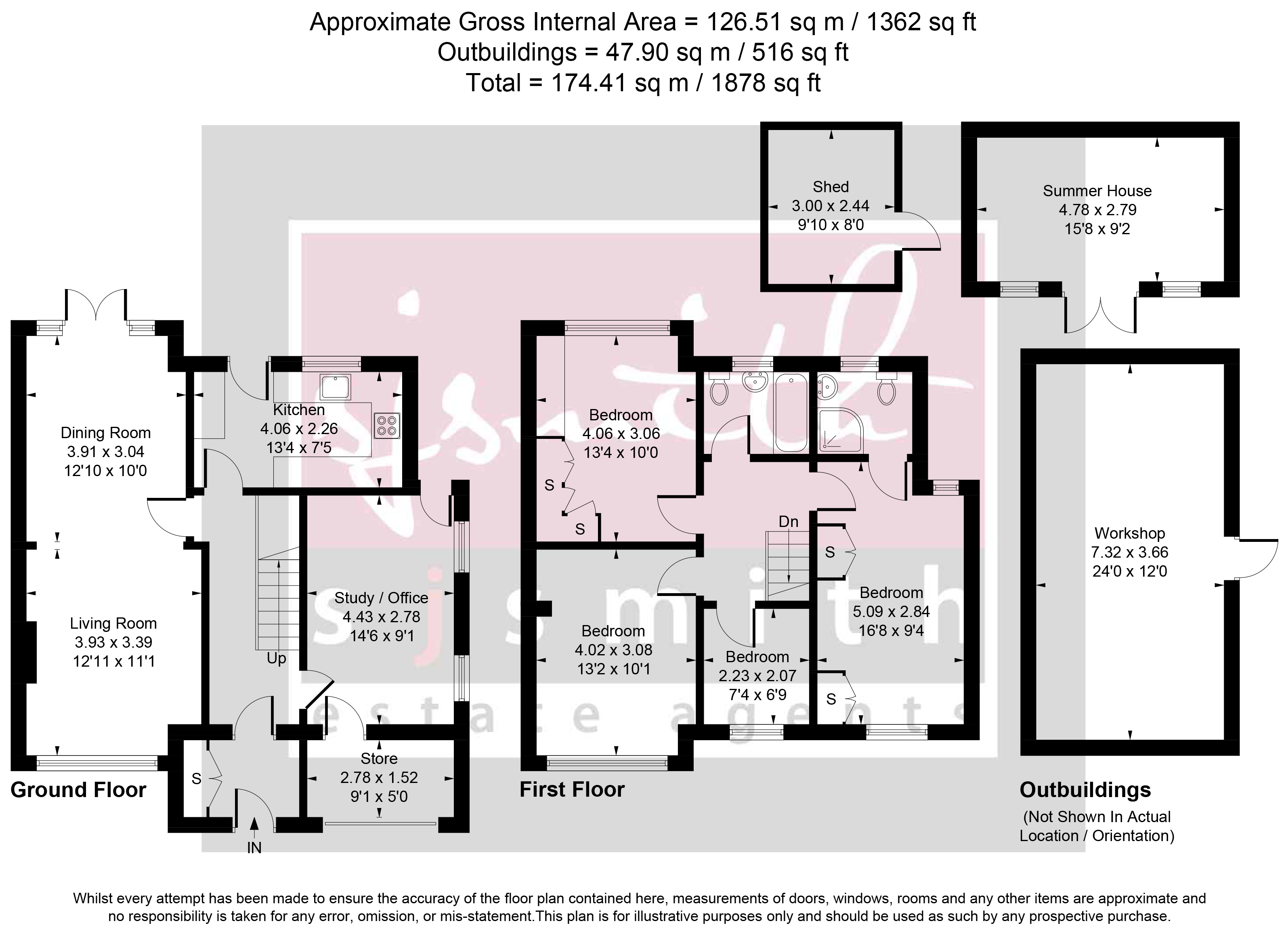 191, Kingston Road, Staines-upon-Thames floorplan