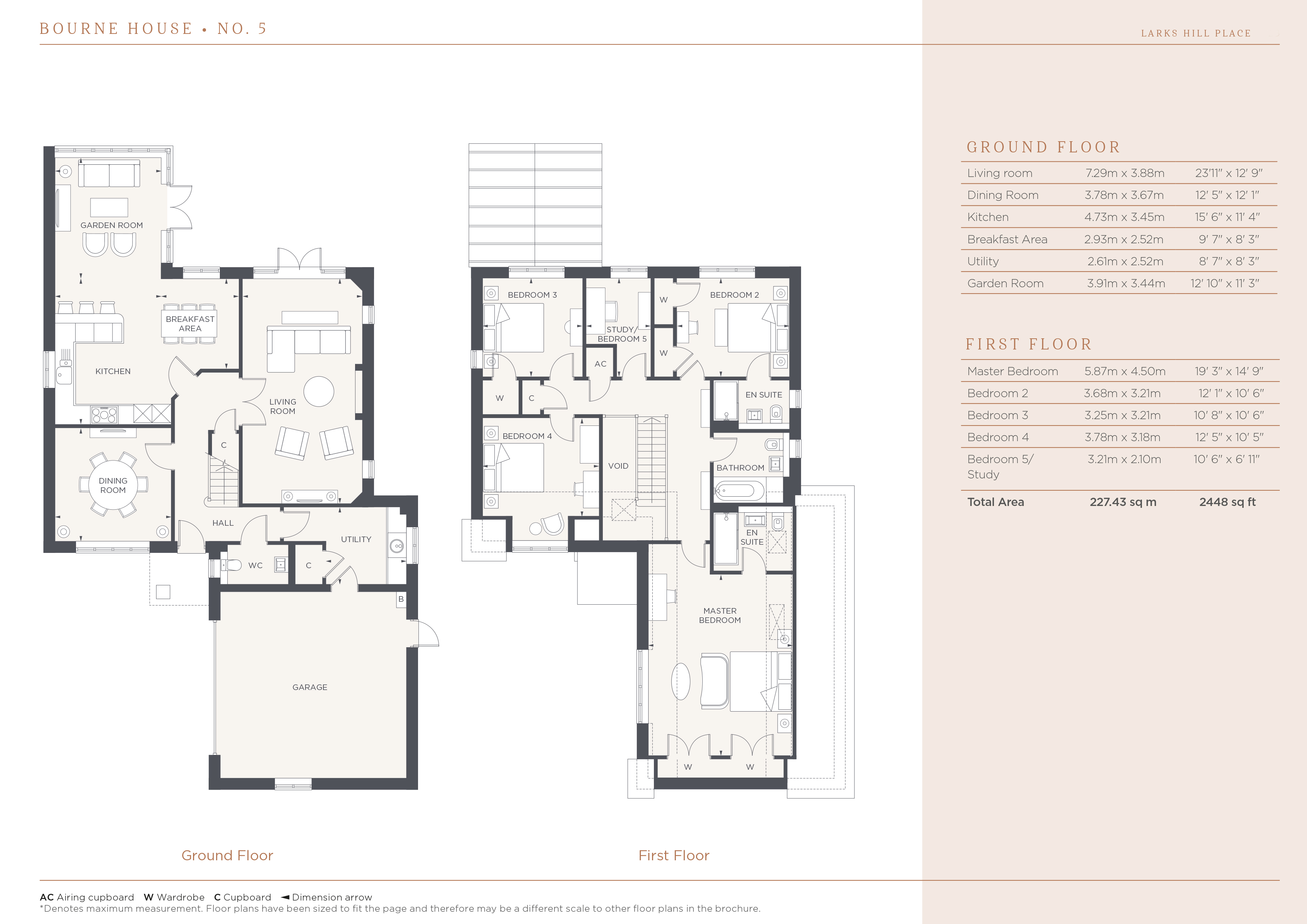 5 Bedrooms Detached house for sale in Larks Hill Place, Watersplash Lane, Warfield, Berkshire RG42