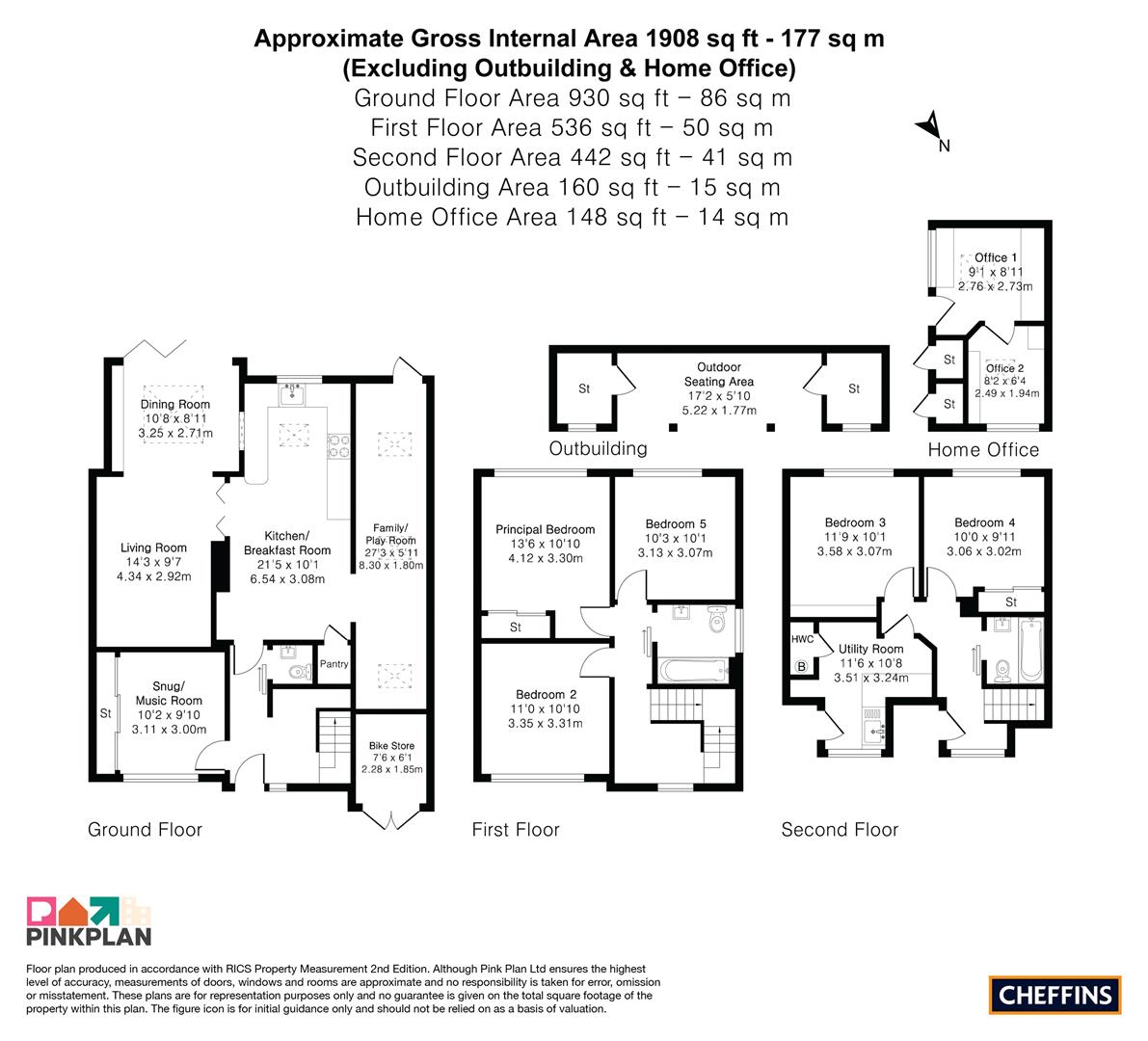 20, Acton Way, Cambridge floorplan