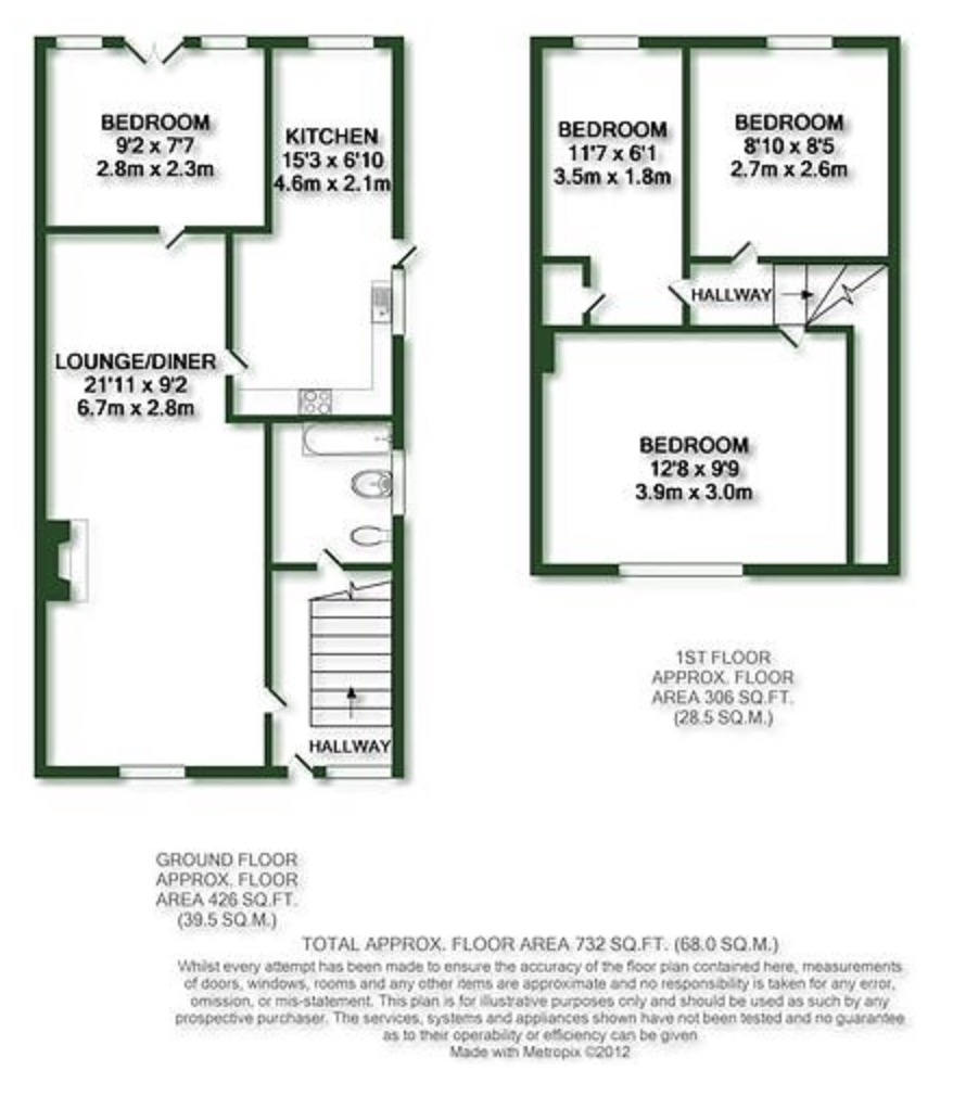 13, Westgate Close, Canterbury floorplan