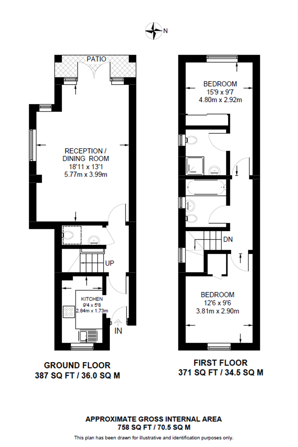 24, Coley Hill, Reading floorplan