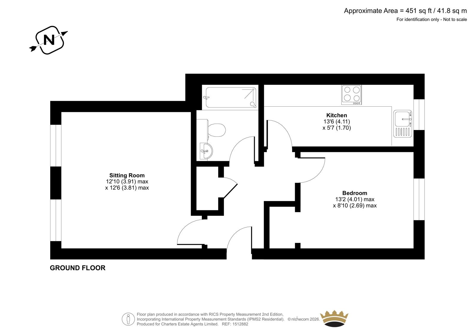 50, Nutfield Court, Southampton floorplan