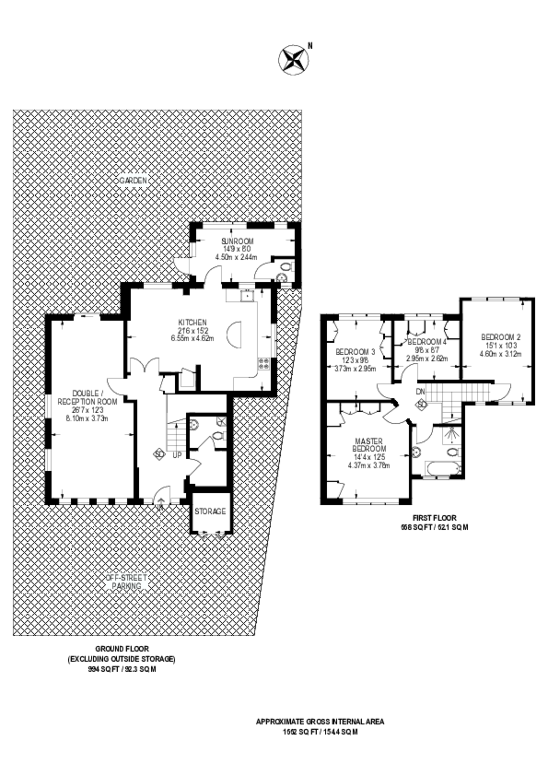 Anglesmede Crescent, Pinner floorplan