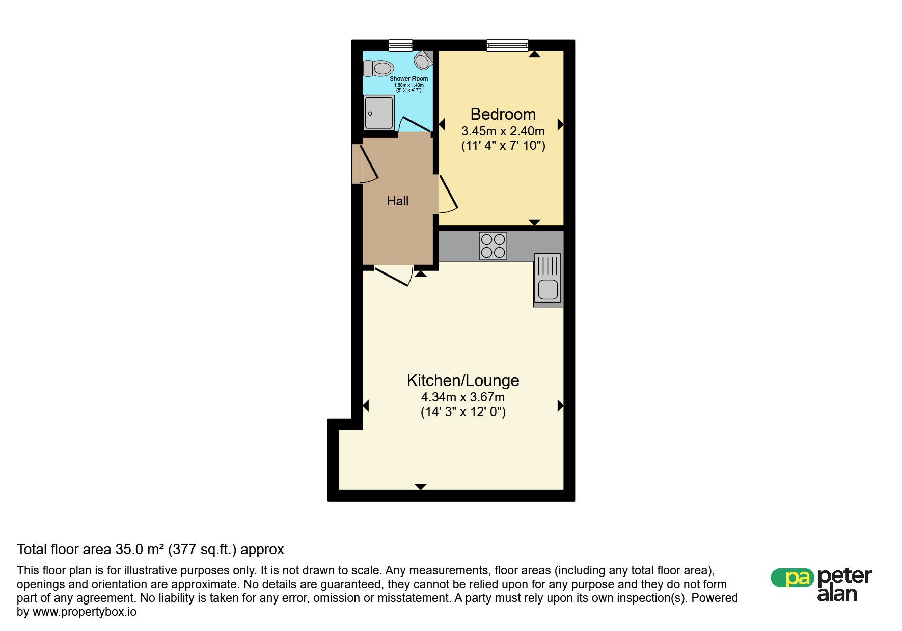 Flat 2, Rhymney Court, 144, Rhymney Street, CARDIFF floorplan