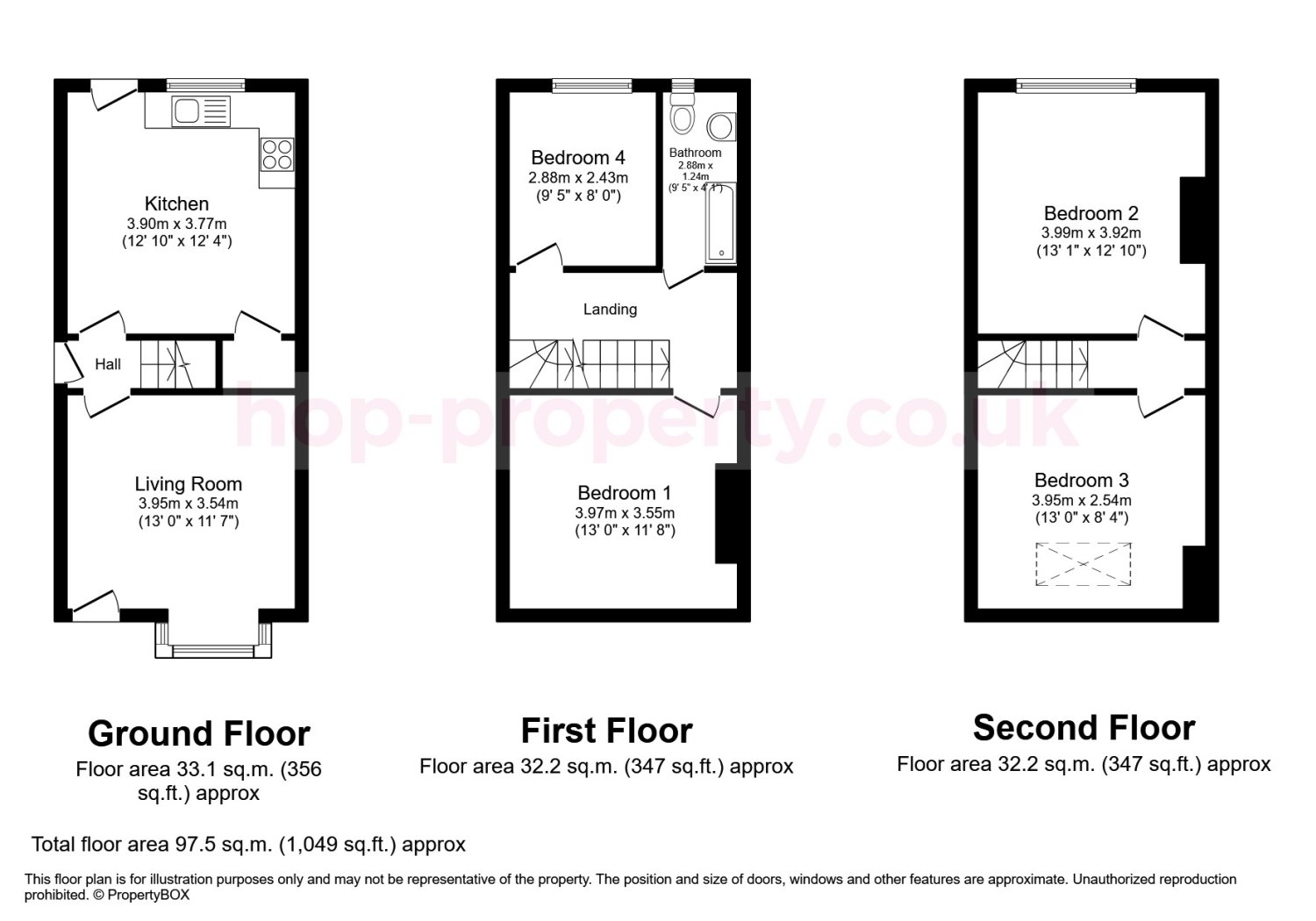 Bentley Grove, Leeds floorplan