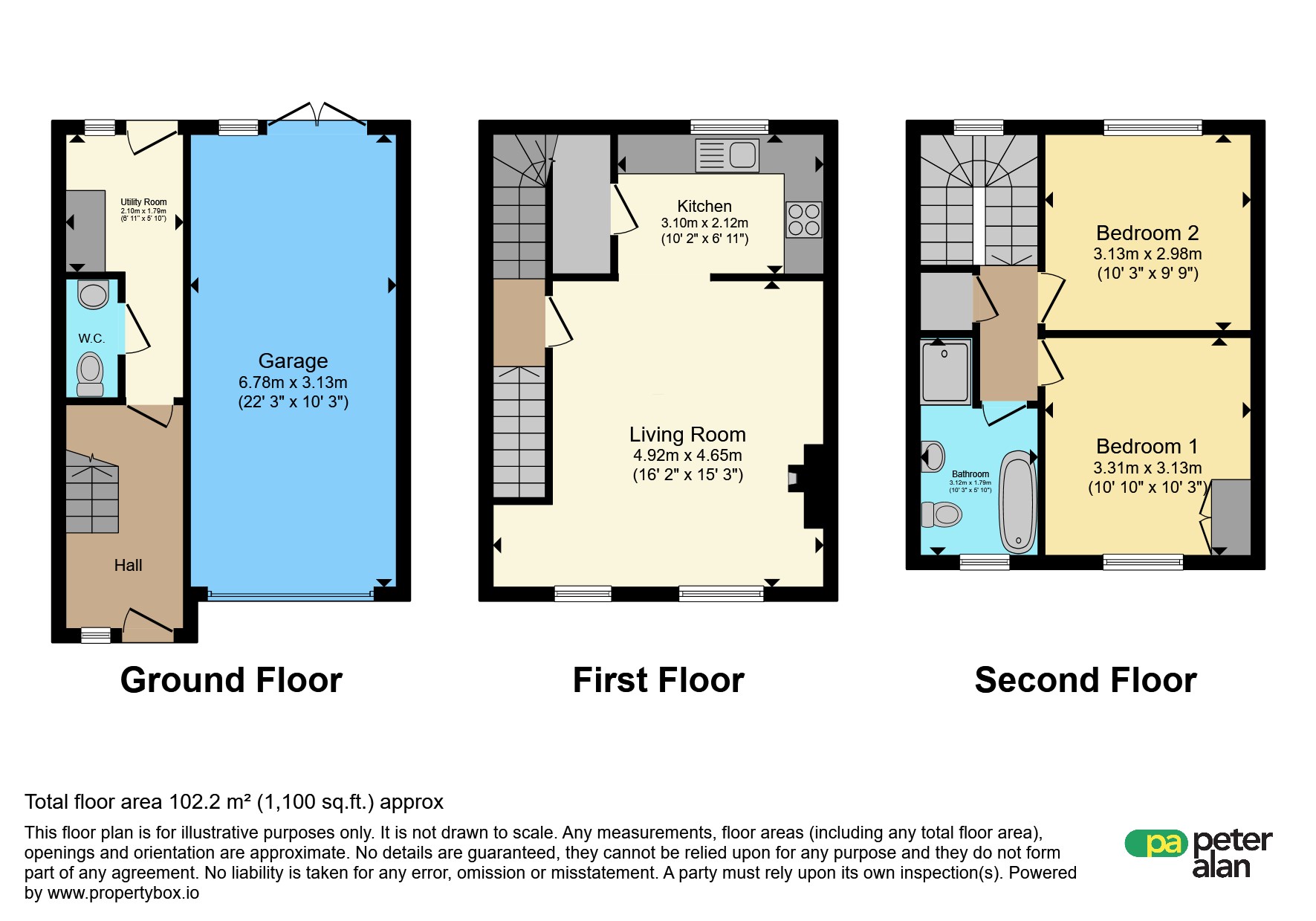 7, The Burgage, Old Dixton Road, Monmouth floorplan