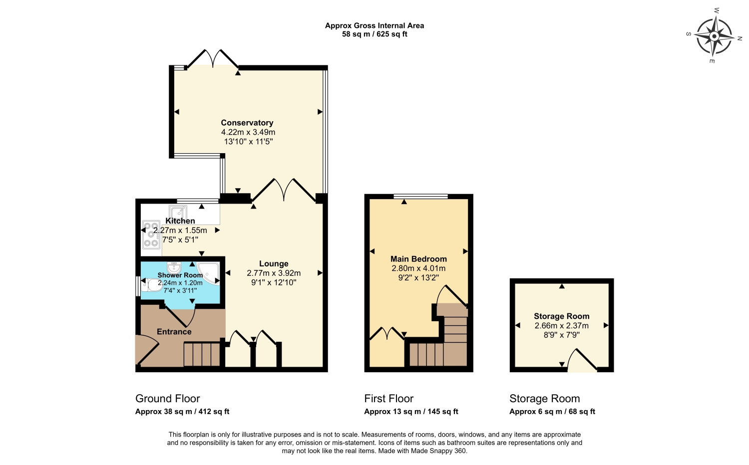 Flat C, 192 Oxford Road, Kidlington floorplan