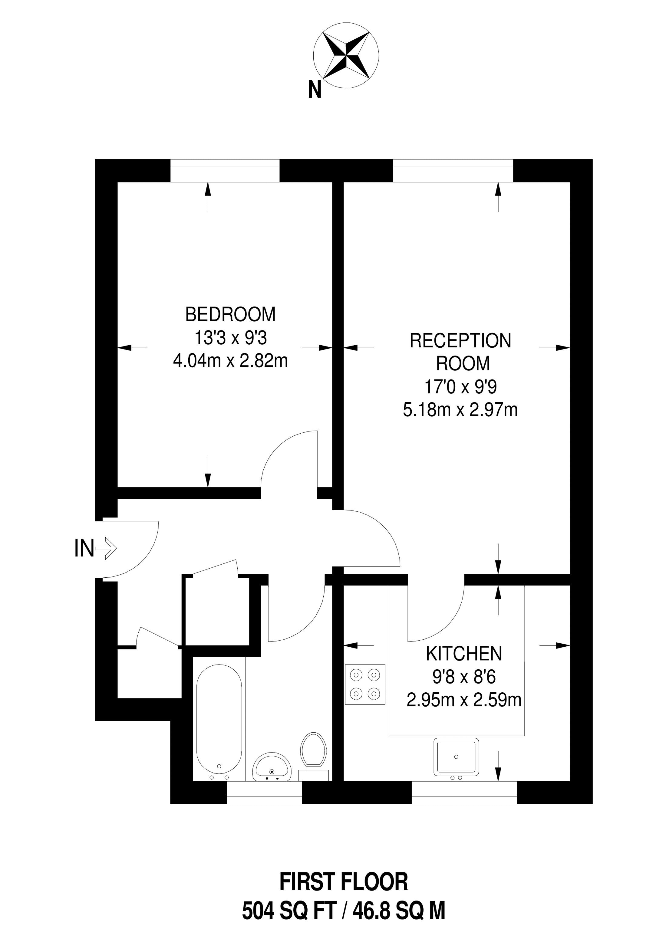 1 Bedrooms Flat to rent in Berwick Road, Canning Town E16