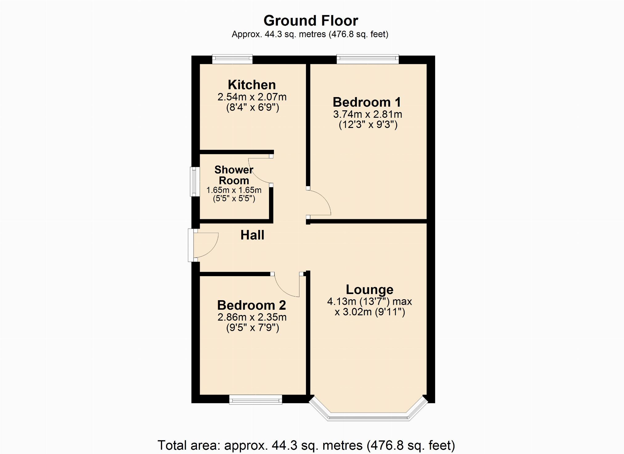 2 Bedrooms Semi-detached bungalow for sale in Yelvertoft Road, Kingsthorpe, Northampton NN2