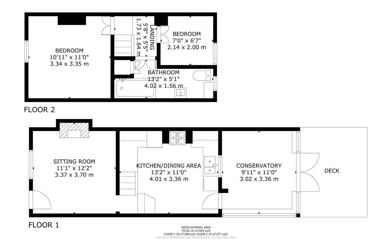 18, Gordon Road, Hailsham floorplan