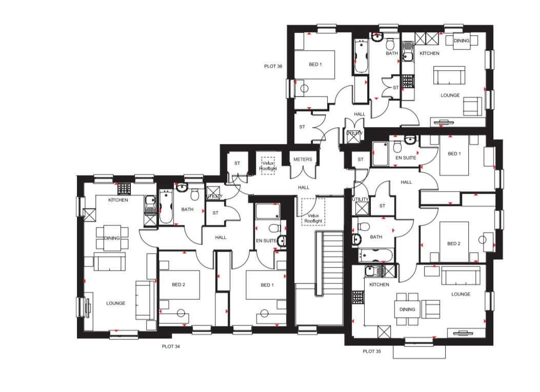 2 Bedrooms Flat for sale in Courtenay Croft, Eagles Rest, Milton Keynes MK17