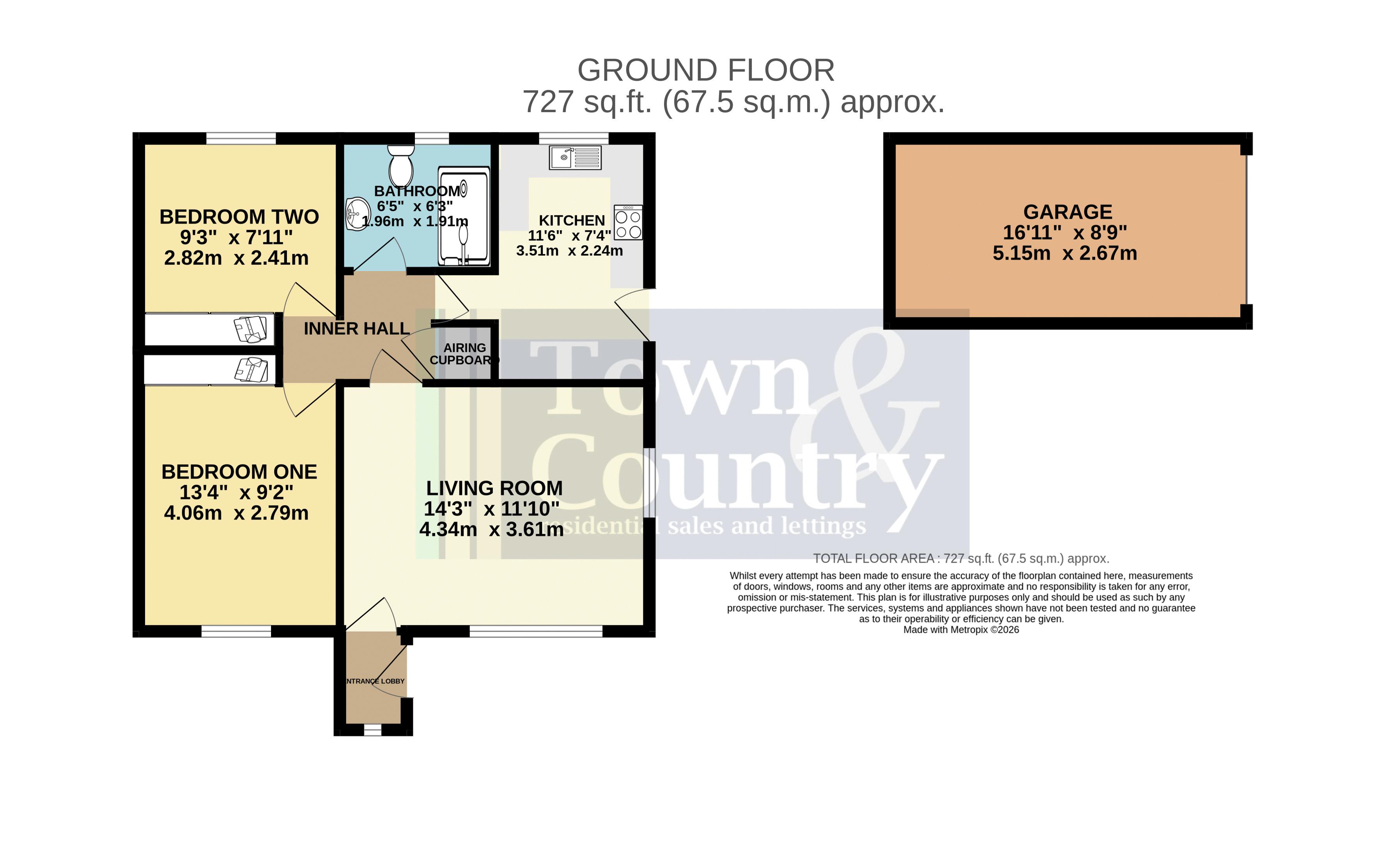 8, Caroline Close, Colchester floorplan