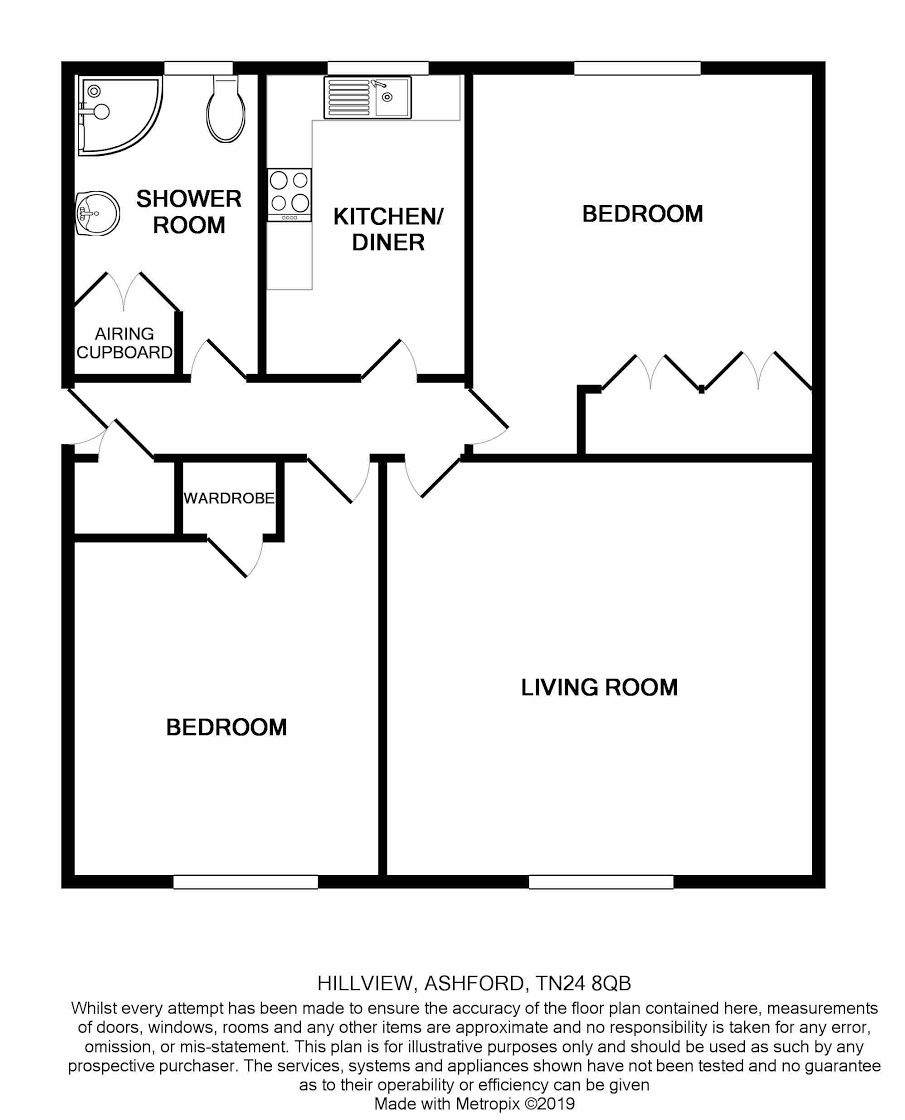 2 Bedrooms Flat to rent in Hill View, Ashford TN24