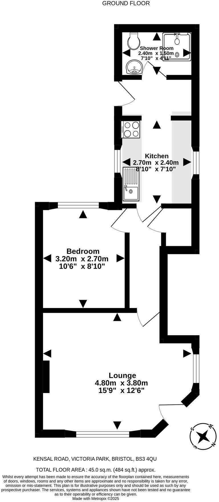 Kensal Avenue, Bristol floorplan