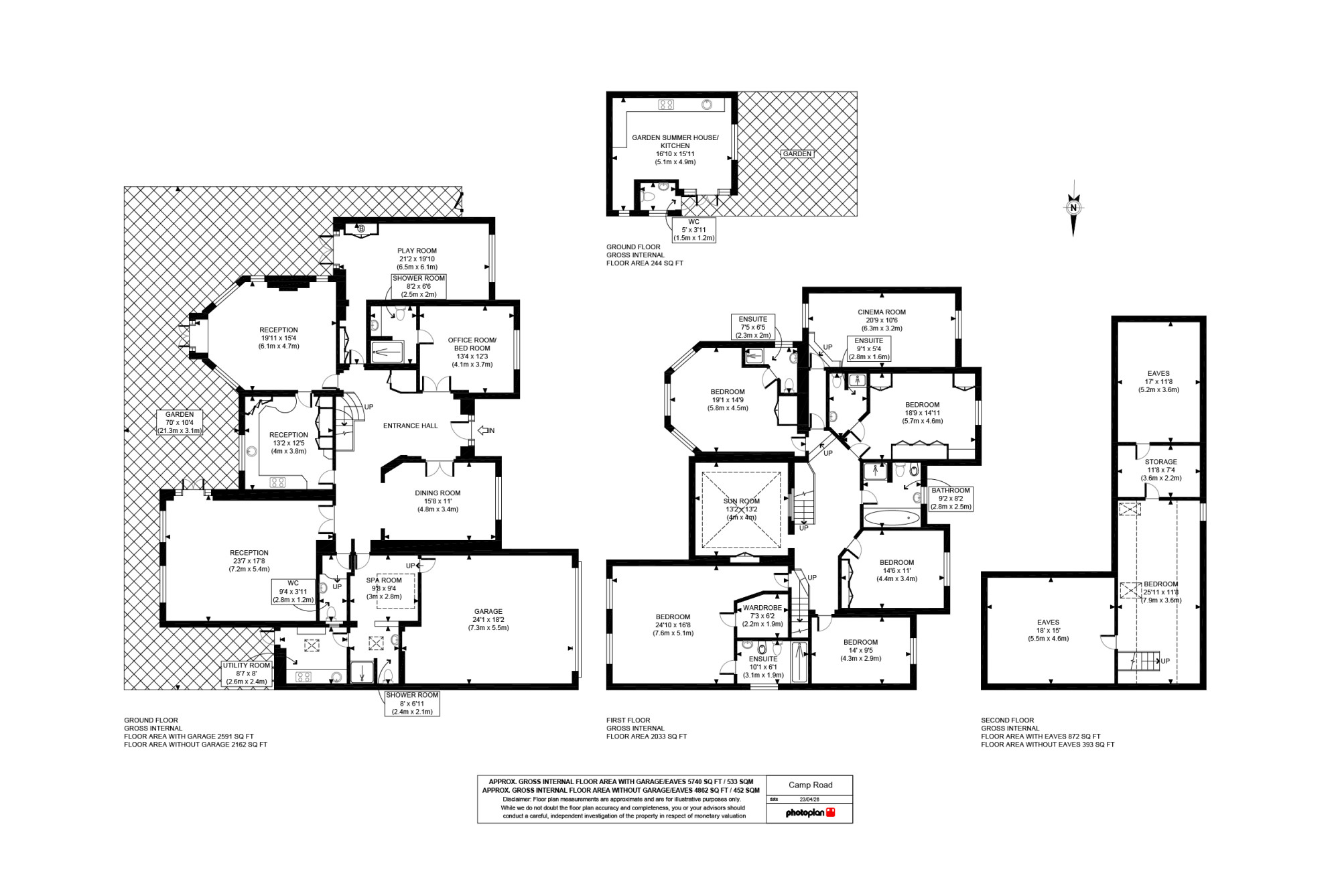 43, Camp Road, Gerrards Cross floorplan