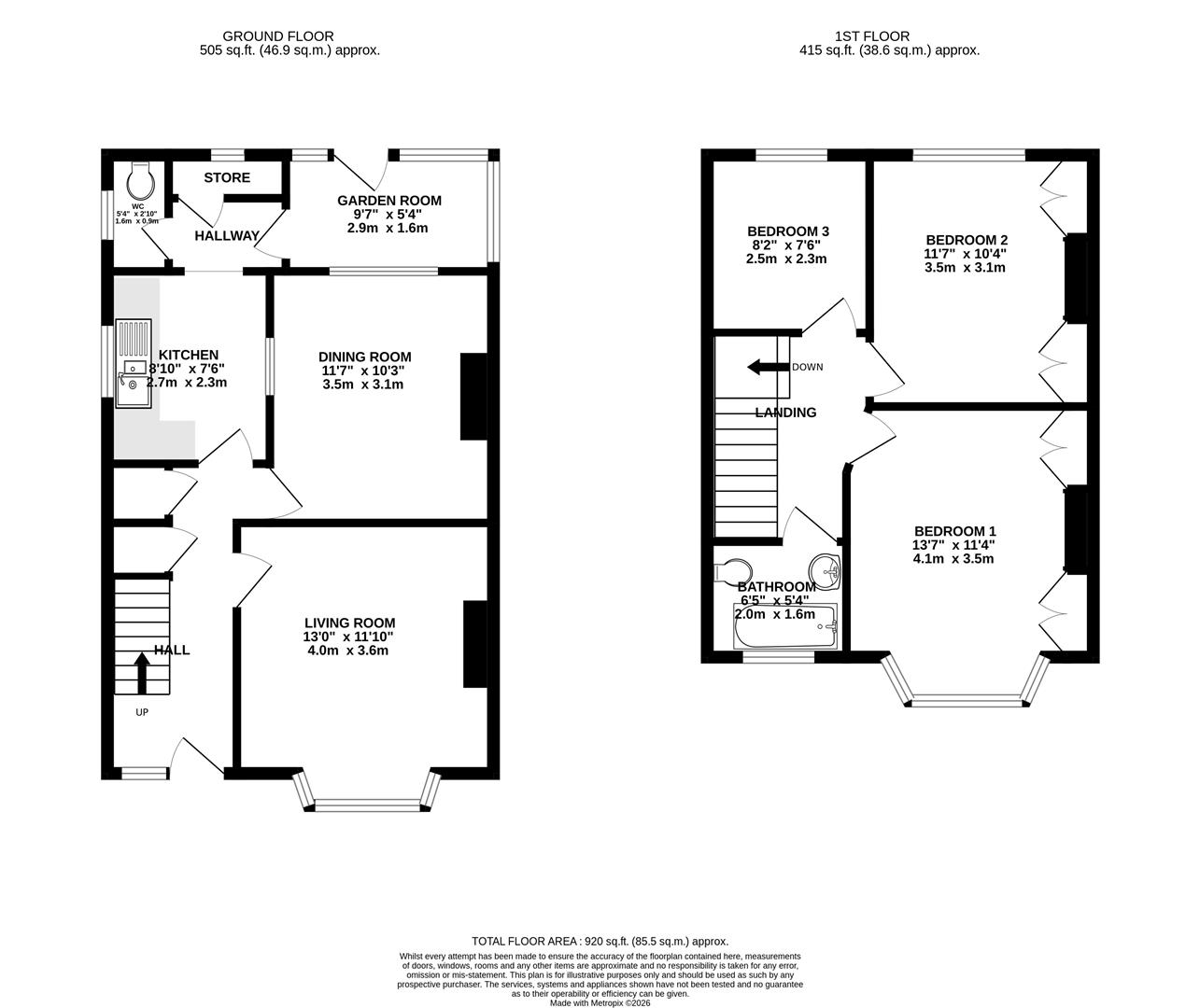61, Williams Avenue, Weymouth floorplan