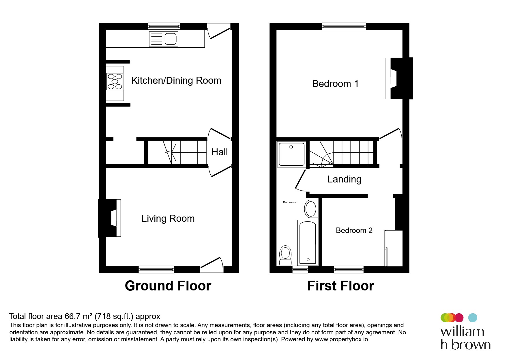 72, Womersley Road, Knottingley floorplan