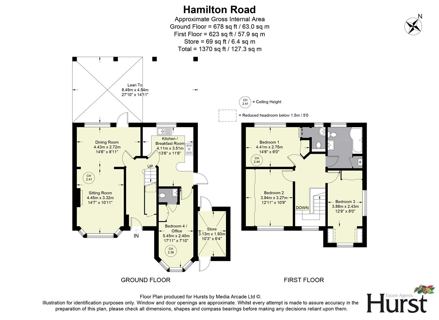 69, Hamilton Road, High Wycombe floorplan