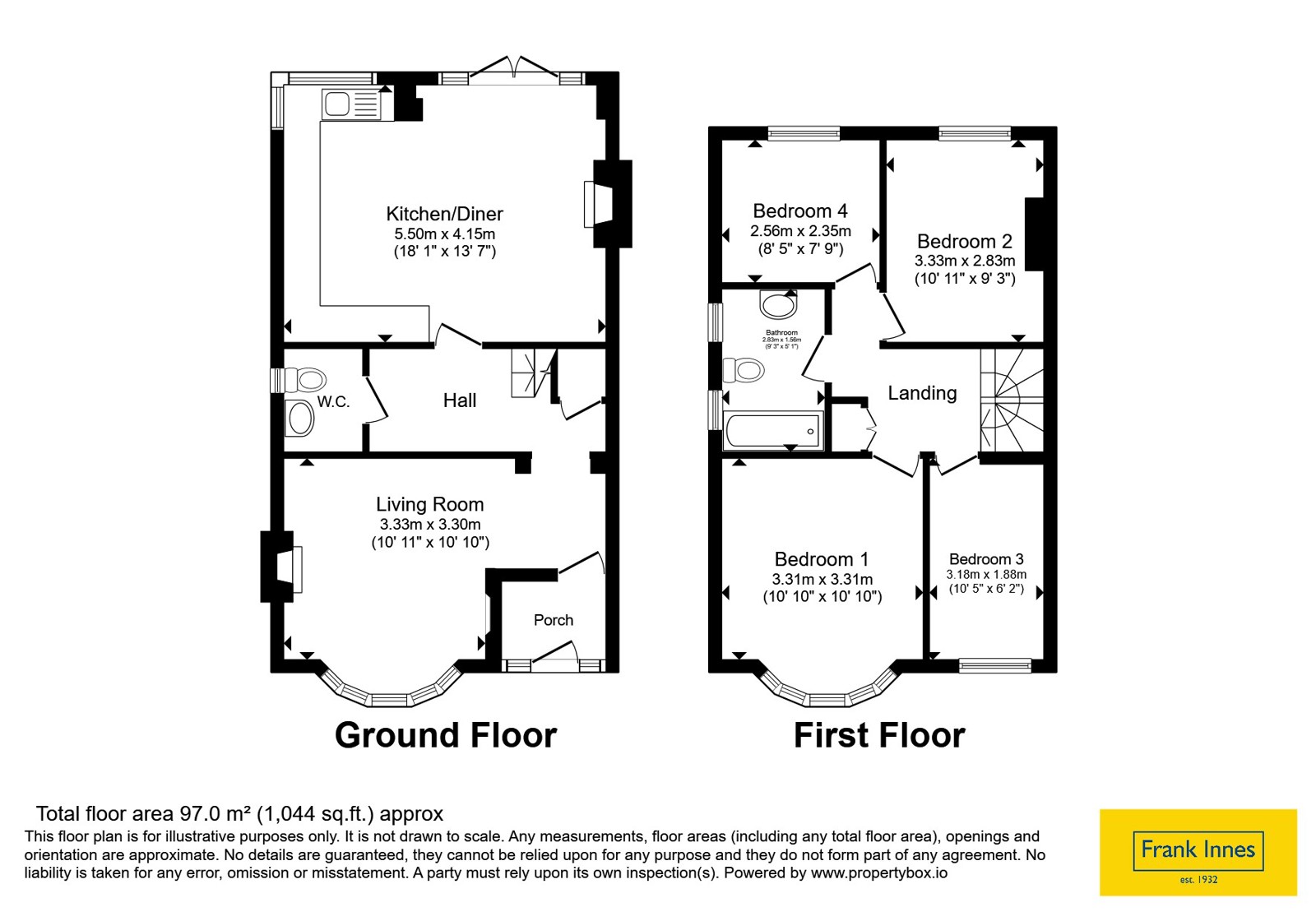 103, Bakerdale Road, Nottinghamshire floorplan