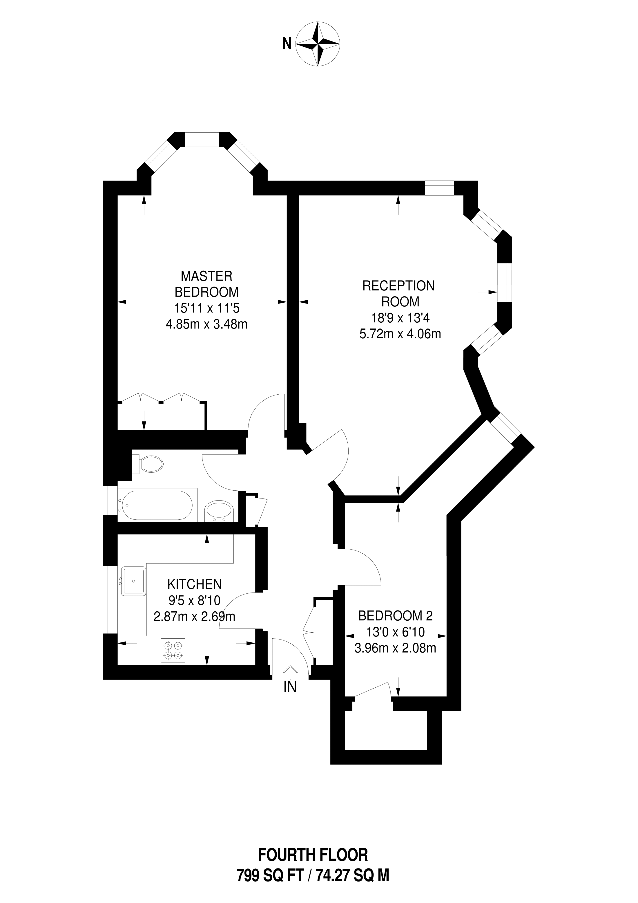 2 Bedrooms Flat to rent in Princess Court, Queensway, Queensway W2