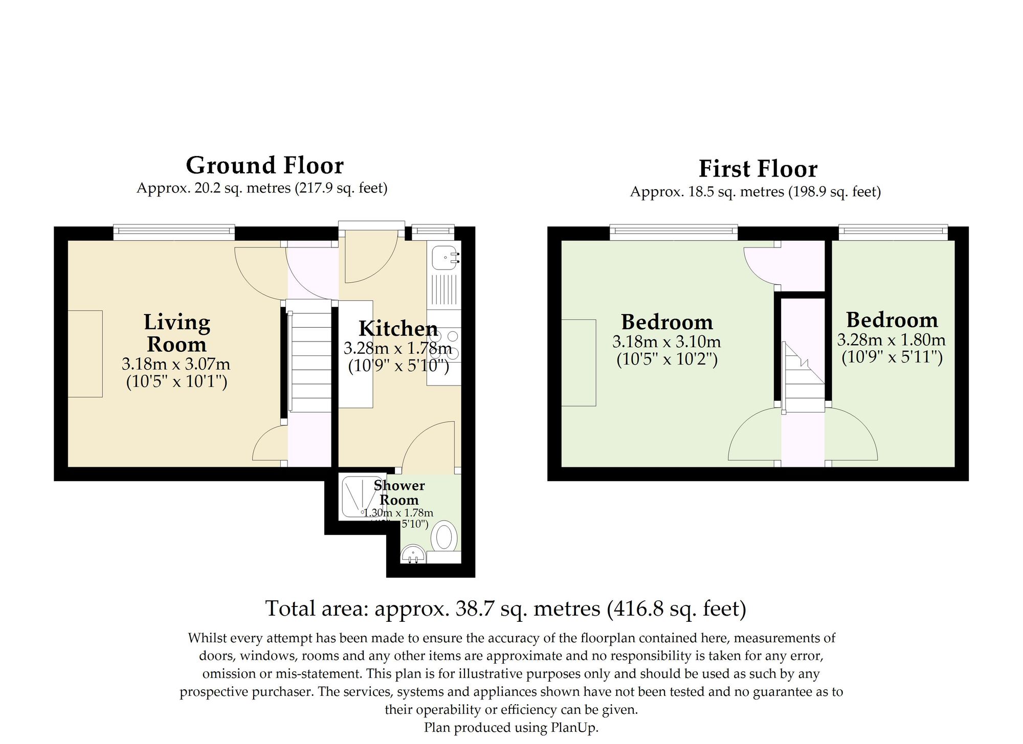 1 Coxs Buildings Raglan Street, Lowestoft floorplan
