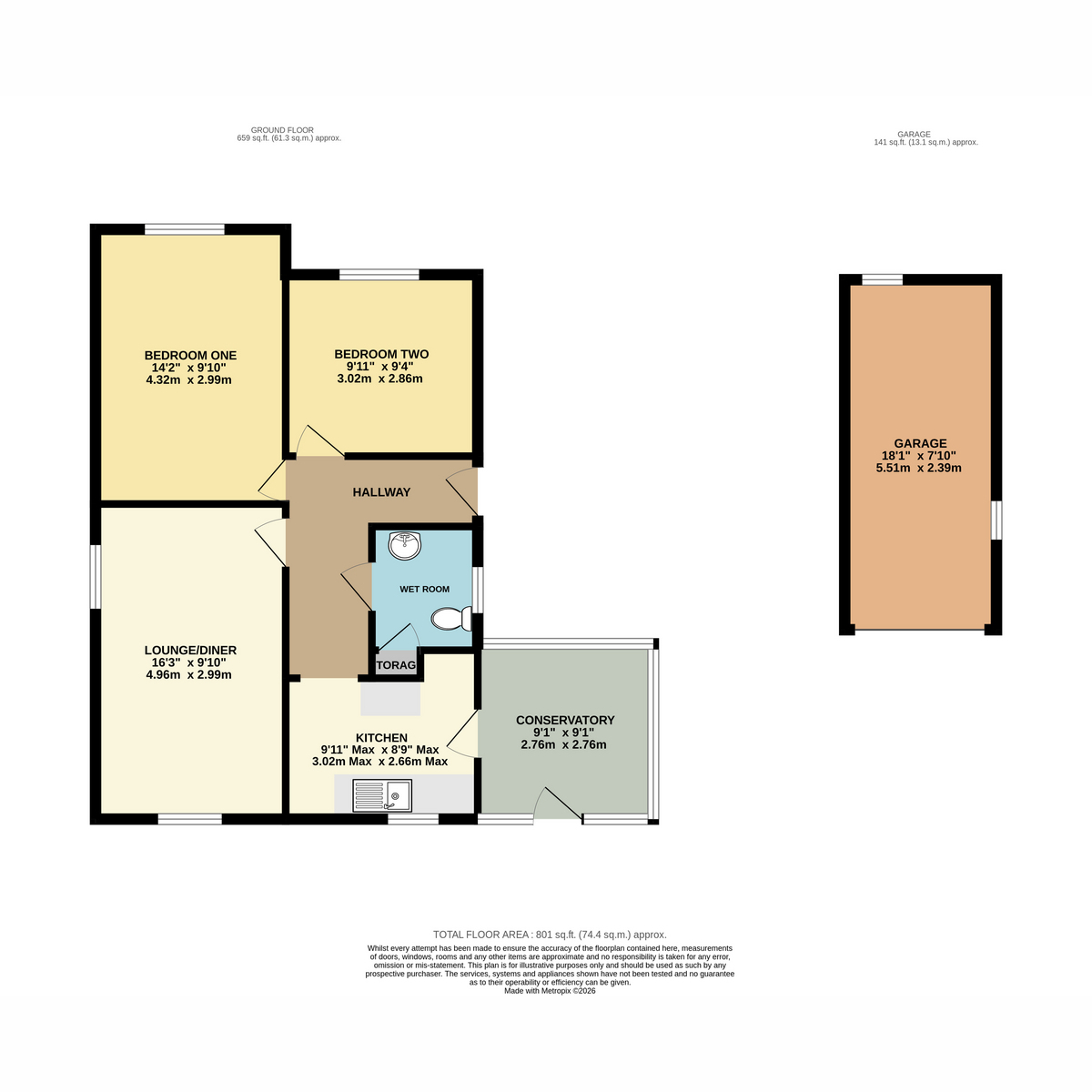 Howton Close, Bournemouth floorplan