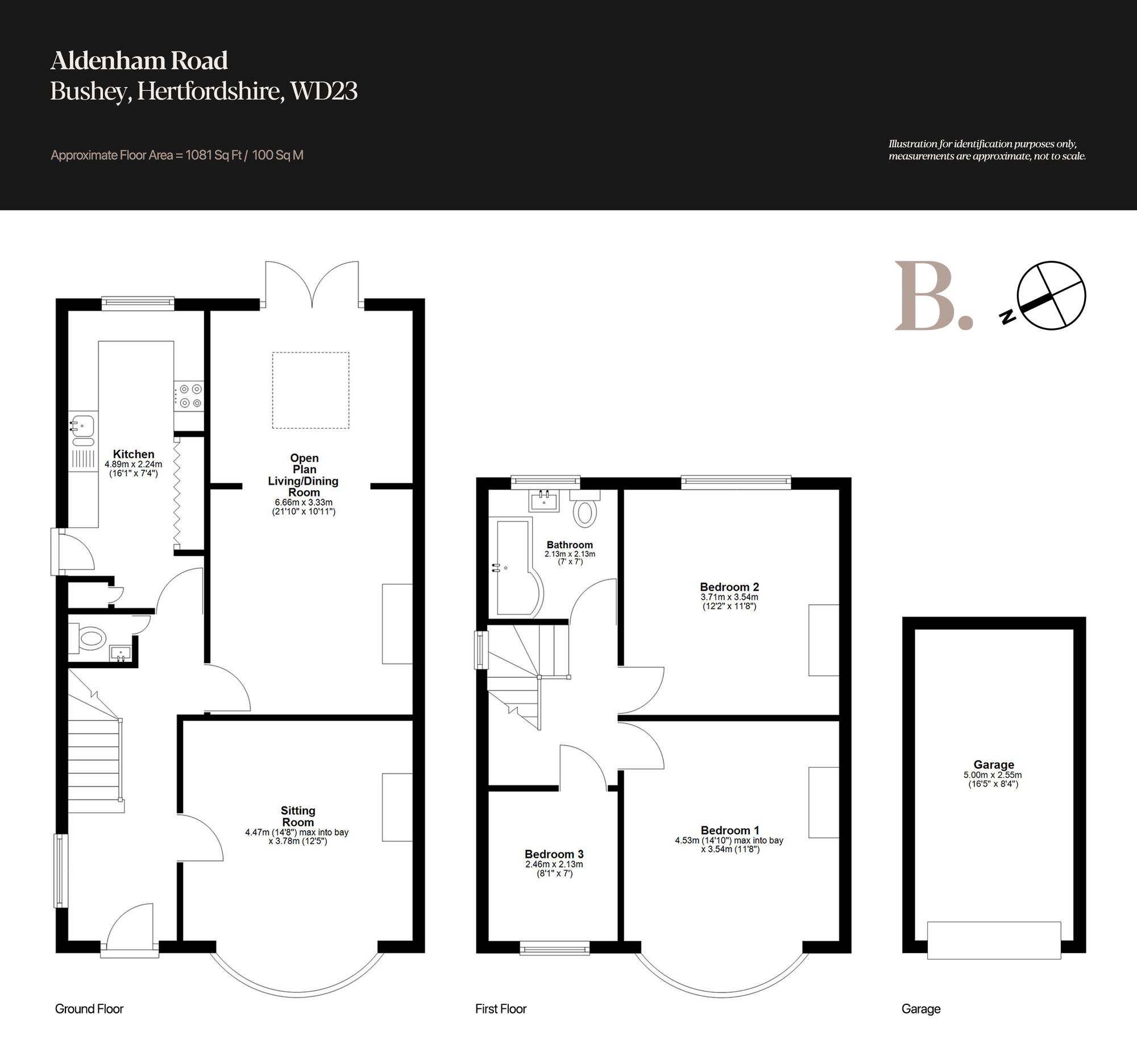89 Aldenham Road, Bushey floorplan