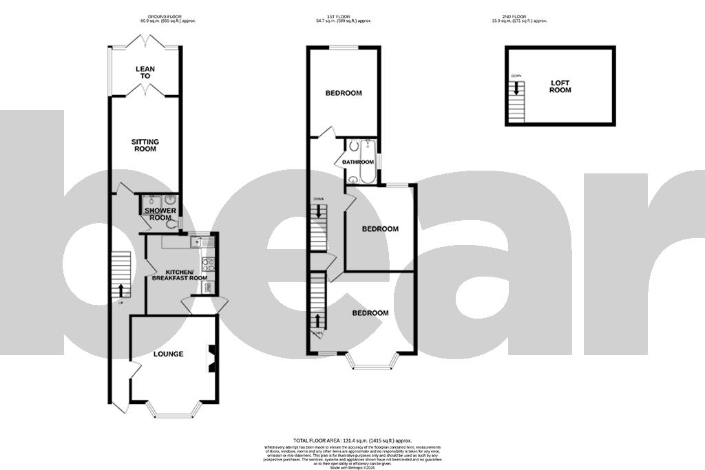 107, Bournemouth Park Road, Southend-on-Sea floorplan