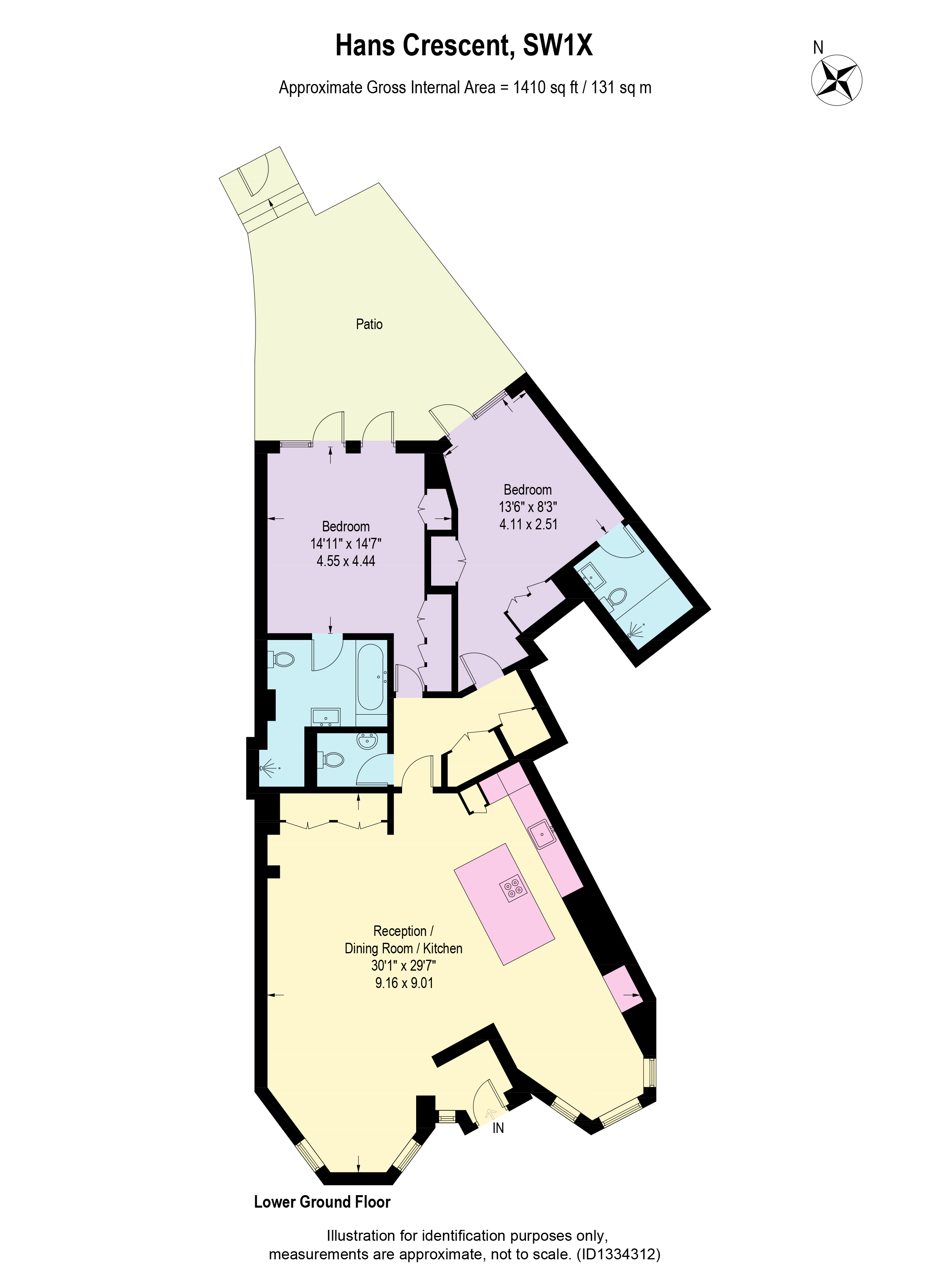 14/16, Hans Crescent, London floorplan