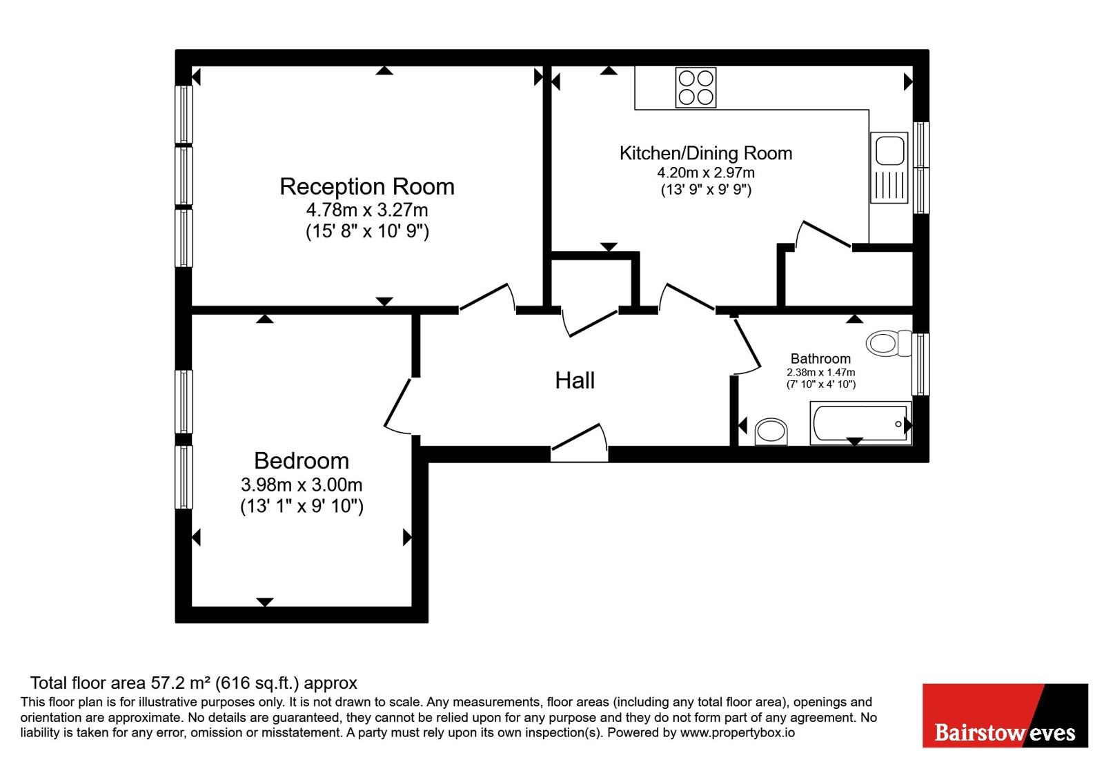 30a,, Landseer Avenue, London floorplan