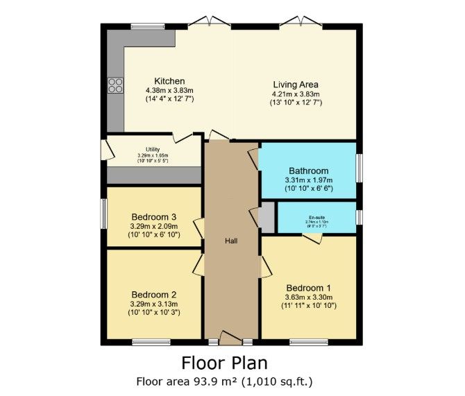 14, Llys Tirnant, Ammanford floorplan