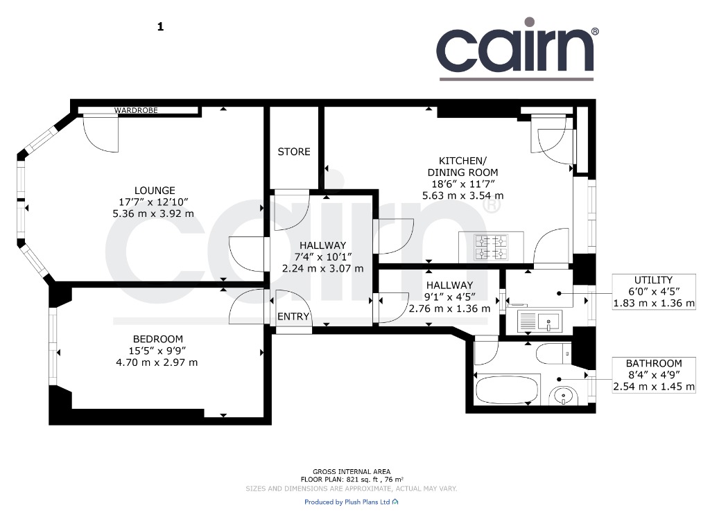 Flat 2/2, 137, Marlborough Avenue, Glasgow floorplan