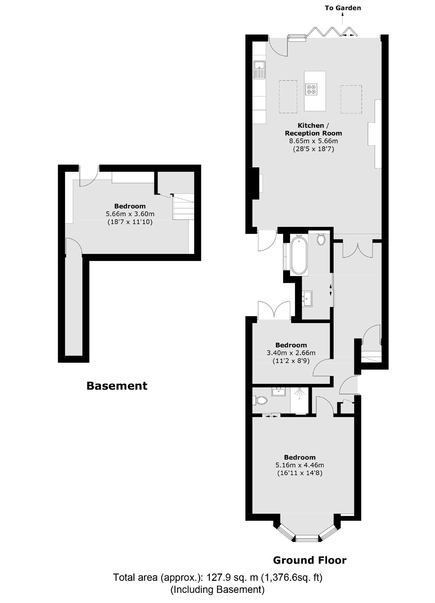32A, Burton Road, London floorplan