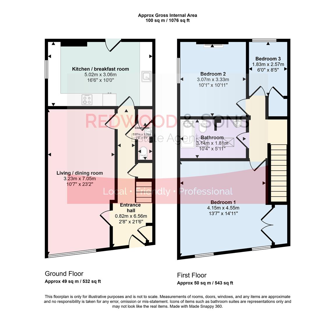 1 Bay Tree Cottages, The Street, Walberton floorplan