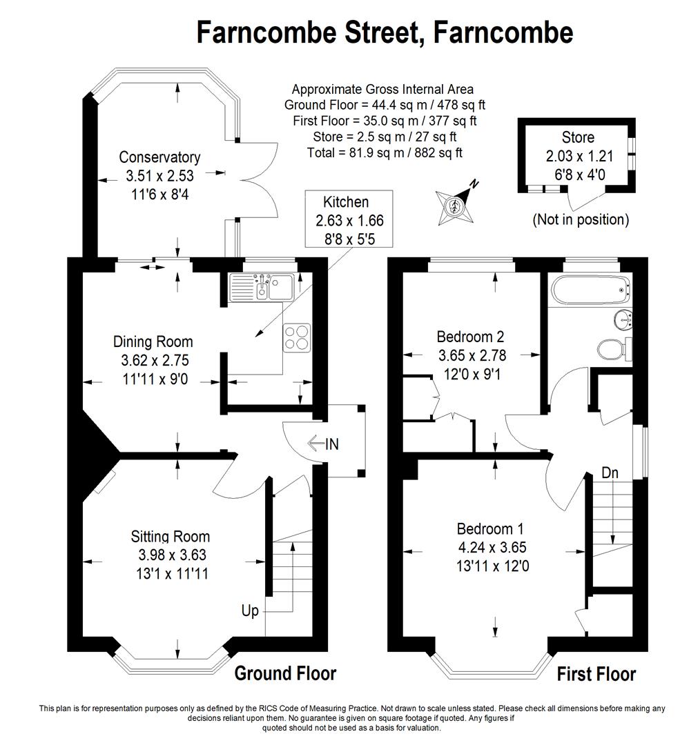 Farncombe Street, Farncombe floorplan