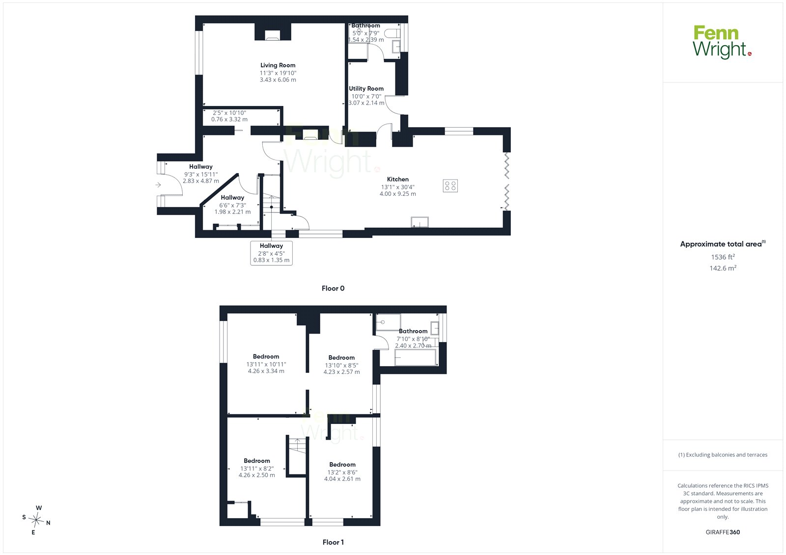 3 Blue Row, 23, East Mersea Road, Colchester floorplan