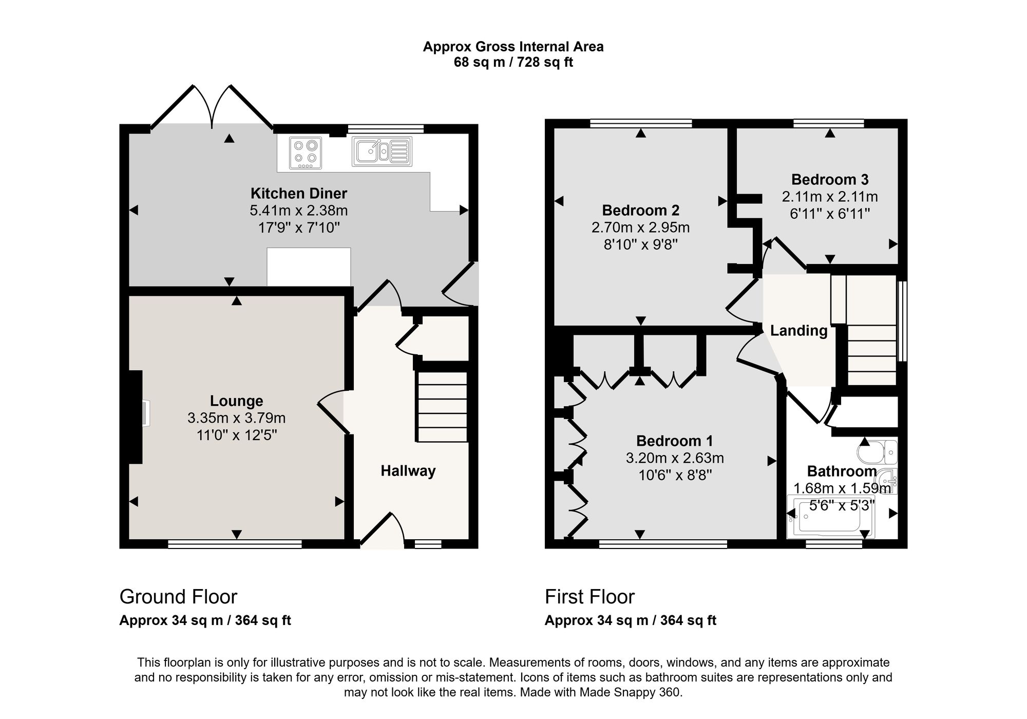 18 Exeter Drive, Manchester floorplan