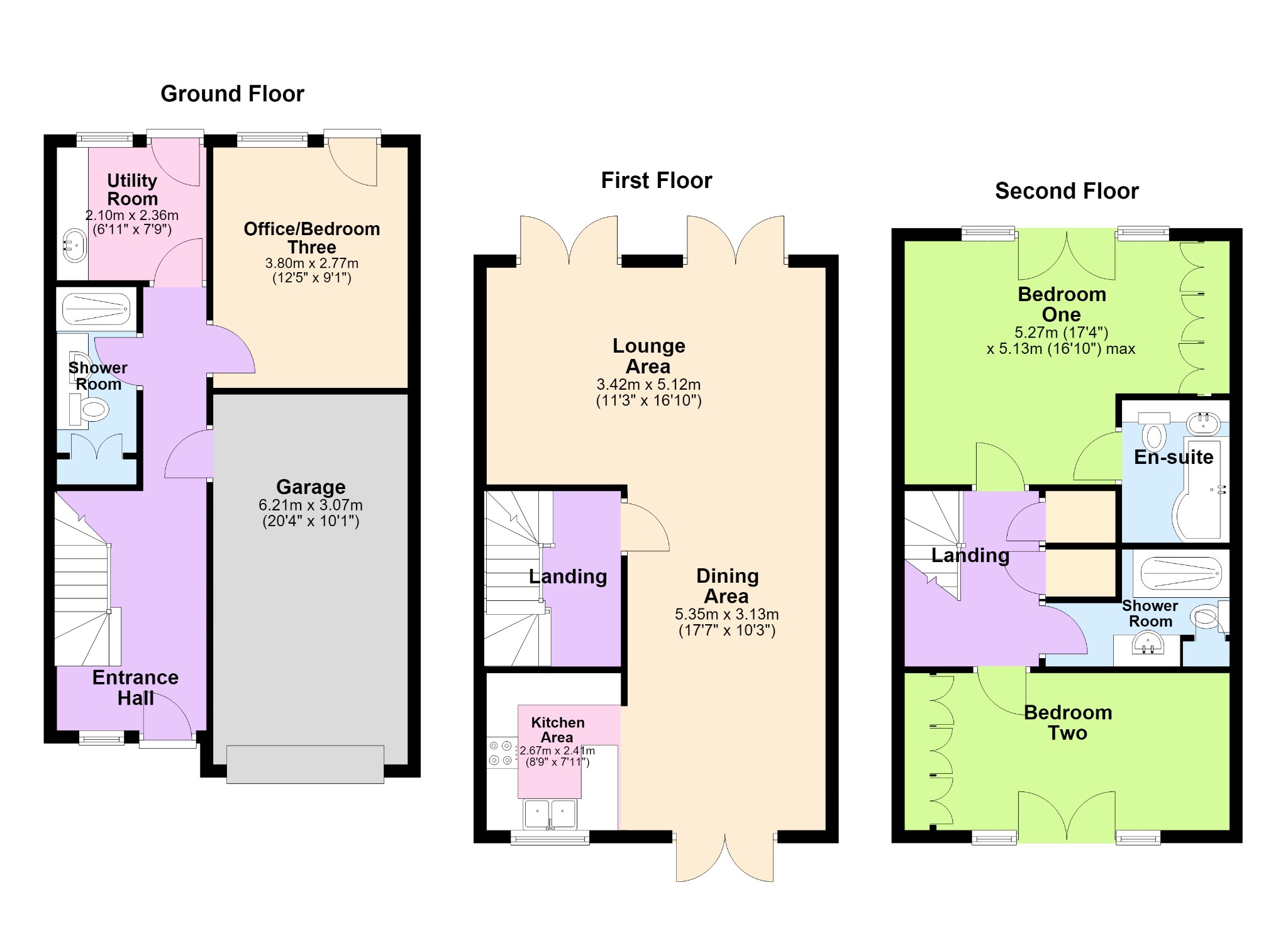 9 Brindley Quays, Braunston, Northamptonshire floorplan