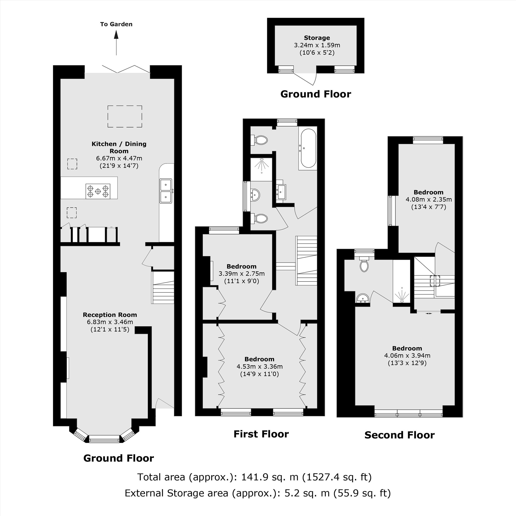 4A, Franche Court Road, London floorplan