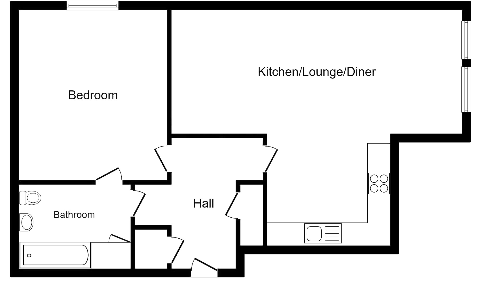 Flat 24, St. Judes Court, 9, Station Road, Peterborough floorplan