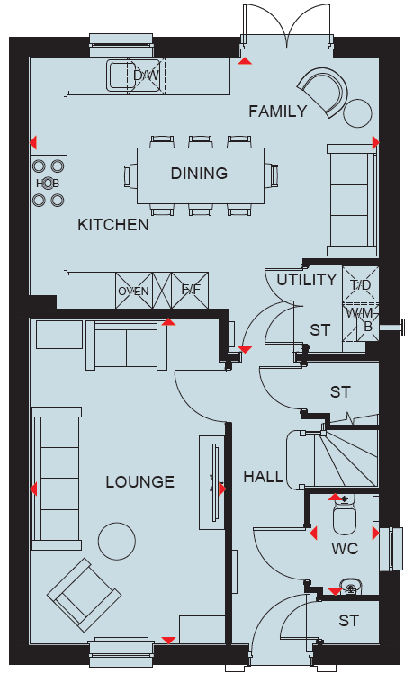 H74912, Broad Lane/Lower Lane, Rochdale floorplan