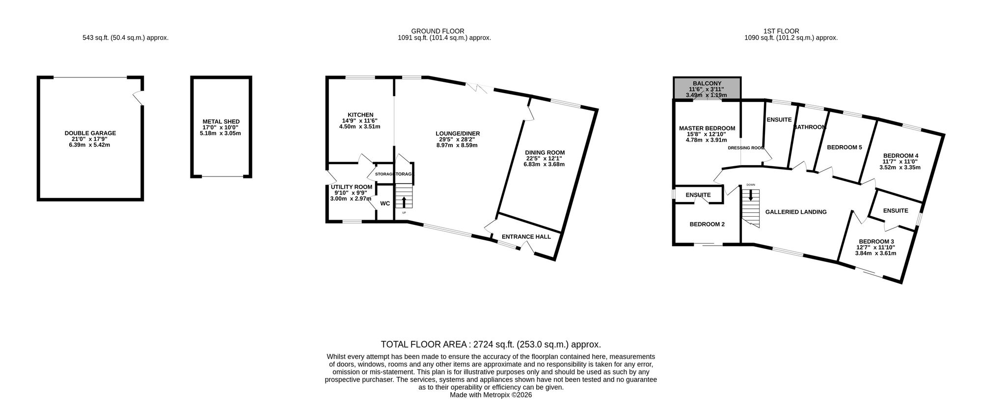 Oakmoor Wrenbury Road, Nantwich floorplan