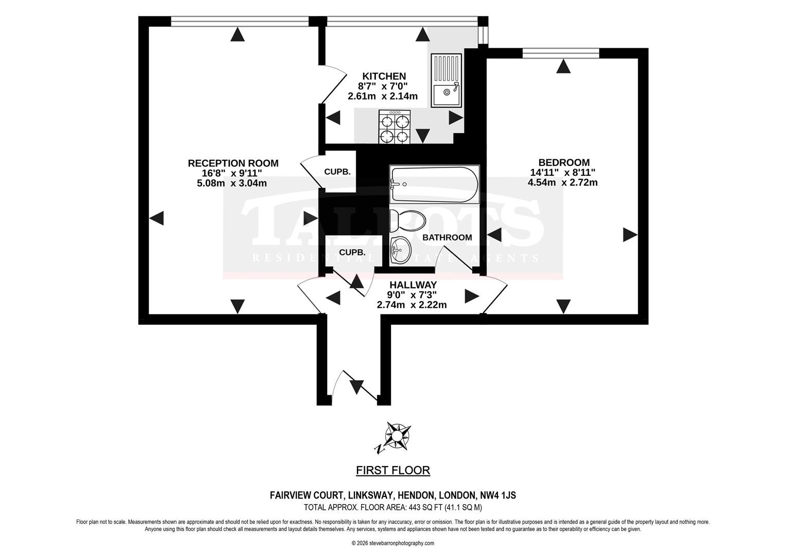 2 Fairview Court, Holders Hill Road, Hendon floorplan